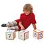 Betzold Pocket Cube, Kinder Lernwürfel für 9 cm Karton, Mehrfarbig