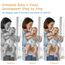 Aolso Sensory Toys Karten, 80pcs Schwarz Weiß Kontrastbuch Baby, Lernkarten Kleinkinder für Visuelle Stimulation und Entwicklung des Gehirns für 0-6 Monate