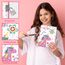 Set Tagebuch Mädchen, Kinder Schreibwaren-Geschenkset Enthält Einhorn Tagebuch mit Schloss Notizblock Radiergummi Spitzer Lineal & 6-Farben-Stift für Teenager Junge Notizbuch Geschenke 6-12 Jahren