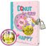 Tagebuch Mädchen mit Schloss, 17,8x13,5cm 80 Linierte Blätter Schüttelbares Pailletten-Donut Notizbuch Mädchen Kinder tagebuch zum Schreiben Teenager Geschenke Mädchen & Jungen 6 7 8 9 10 12 Jahren