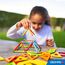 GEOMAG - CLASSIC CONFETTI 127 Stück -Magnetische Bausteine für Kinder ab 3 Jahren- Hergestellt in der Schweiz -Konstruktionsspielzeug mit 60 Stäben, 61 Kugeln, 6 Basen - Magnetische Lernspiele STEM
