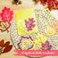 Papierdrachen Fensterbilder - 36 vorgestanzte Laublätter zum Basteln für Kinder - Herbstbasteln mit Tonkarton und Transparentpapier - Set 1