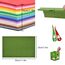 UOUNE Bunter Filzstoff 41 Farben Bunte Filzplatten 20 x 30cm Bastelfilz Filz Blätter Polyester Felt Fabric DIY Handwerk Stoff Filzplattenset bunt Nähen Projekte Patchwork