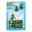 Hama Perlen 4108 Kleines Set Tannenbaum mit ca. 450 bunten Midi Bügelperlen mit Durchmesser 5 mm, Stiftplatte und Motivvorlage, inkl. Bügelpapier, kreativer Bastelspaß für Groß und Klein