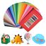 UOUNE Bunter Filzstoff 41 Farben Bunte Filzplatten 20 x 30cm Bastelfilz Filz Blätter Polyester Felt Fabric DIY Handwerk Stoff Filzplattenset bunt Nähen Projekte Patchwork