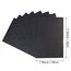 Jtnohx Steifer Filz, 2mm Dickes Filz zum Basteln, 8 Stuck 20x30cm Bastelfilz, Filzstoff Quadrate für DIY-Projekte (Schwarz)