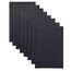 Jtnohx Steifer Filz, 2mm Dickes Filz zum Basteln, 8 Stuck 20x30cm Bastelfilz, Filzstoff Quadrate für DIY-Projekte (Schwarz)