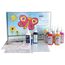 KREUL 42752 - Window Color Fenstermalfarben Set, 10 x 80 ml Farben in Malflaschen, inkl. schwarze Konturenfarbe & Nachtleuchtfarbe, für Kinder, Folien, Glasperlen und Motivvorlagen