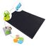 Jtnohx Steifer Filz, 2mm Dickes Filz zum Basteln, 8 Stuck 20x30cm Bastelfilz, Filzstoff Quadrate für DIY-Projekte (Schwarz)