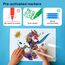 Artistro 24 Metallic Acrylstifte – Dual Tip (Pinsel & Fein) Marker für Stoff, Leinwand, Stein, Glas, Holz – Kalligrafie, Scrapbooking Zubehör, DIY & Geschenk für Kinder und Jugendliche – Kunstset
