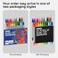 Artistro 24 Acrylstifte – Dual Tip (Pinsel & Fein) Marker für Stoff, Leinwand, Stein, Glas, Holz – Osterdekoration & DIY – Geschenk für Kinder und Jugendliche – Kunstset