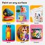 Artistro Acrylstifte mit Doppelspitze, Mehrfarbig – Für Stoff, Leinwand, Stein, Glas, Holz & Papier –Perfekt Christmas Set für kreative Kinder, Teenager & Bastelfans - 48 Farben Pinsel & Feine Spitze