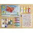 KREUL 42752 - Window Color Fenstermalfarben Set, 10 x 80 ml Farben in Malflaschen, inkl. schwarze Konturenfarbe & Nachtleuchtfarbe, für Kinder, Folien, Glasperlen und Motivvorlagen