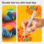 Artistro 72 Acrylstifte – Dual Tip (Pinsel & Fein) Marker für Stoff, Leinwand, Stein, Glas, Holz – Kalligrafie, Scrapbooking Zubehör, DIY & Geschenk für Kinder und Jugendliche – Kunstset