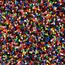 Hama Perlen 205-67 Bügelperlen Beutel mit ca. 6.000 bunten Midi Bastelperlen mit Durchmesser 5 mm im Volltonfarben Mix, kreativer Bastelspaß für Groß und Klein