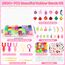 URMYWO 2800+ Loom Bänder Set, 32 Farben Loom Bänder Zubehör, Bunte Gummibänder Loops, Gummis Set für Armbänder, Kinder Anfänger Basteln DIY, Geschenk für Mädchen