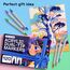 Artistro 120 Acrylstifte – Dual Tip (Pinsel & Fein) Marker für Stoff, Leinwand, Stein, Glas, Holz – Kalligrafie, Scrapbooking Zubehör, DIY & Geschenk für Kinder und Jugendliche – Kunstset