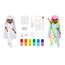 Rainbow High Watercolour & Create DIY Modepuppe, Auswaschbare Wasserfarben & Batikset - Grüne Augen, Glattes Haar, Extra Top & Schuhe - Malen, Gestalten, Spielen, Abspülen, Wiederholen - 4-12+ Jahre