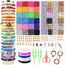 FIVAVA Clay Perlen Set – 8000+ Perlen zum Auffädeln, 24 Farben, DIY Armbänder Freundschaftsarmbänder & Ketten Selber Machen