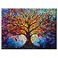 77iiAii Malen nach Zahlen Erwachsene, Paint by Numbers Baum Des Lebens, Basteln Erwachsene DIY, Mit Pinsel und Acrylfarbe Set, Als Geschenk für Wanddeko - 40x50cm