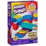 Kinetic Sand Regenbogen Mix Set - mit 383 g original kinetischem Sand aus Schweden, erfüllt alle gesetzlichen Anforderungen, für kreatives, sauberes Indoor-Sandspiel, für Kinder ab 3 Jahren