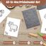 DazSpirit Prickelnadel Set Kinder, Komplettes Prickelset Kinder ab 4 mit 2 Prickelfilz, 2 Prickelnadel & 10 Stickbilder, Entwickelt für Kleine Hände, Prickeln Kit für Kreative Projekte (Nutztiere)