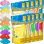 NiToy Play Sand,FlexiSand Vorteilspack – 8,6 kg formbarer selbsthaftender Sand in 10 Farben