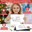 Weihnachten Prickelset für Kinder ab 4,Prickelnadel Set Mit 2 Prickelunterlagen,2 Prickelnadeln & 10 Stickbildern, Sicher & Entwickelt für Kleine Hände,Prickeln Kunst Kit für Kreative Bastelprojekte
