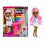 Rainbow High Air Brush & Create - 1 DIY Modepuppe mit Airbrush Market Kit, Abwaschbaren Regenbogen-Filzstiften Langen Haaren, Grauen Augen, Kreatives Spiel für Kinder von 4 bis 12+