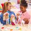 Rainbow High Color & Create DIY Modepuppe - Blaue Augen, glattes Haar, extra Top & Schuhe, abwaschbare Regenbogenstifte - Ausmalen, Gestalten, Spielen, Abwaschen - Für Kinder von 4-12 Jahren & Sammler