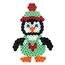 Hama Perlen 4109 Kleines Set Winter mit ca. 450 bunten Midi Bügelperlen mit Durchmesser 5 mm, Stiftplatte und Motivvorlage, inkl. Bügelpapier, kreativer Bastelspaß für Groß und Klein