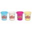 Play-Doh 4er-Pack Konfettiknete – buntes Knet-Set für kreatives Spielen und Basteln