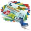 folia 825/1010 - Transparentpapier - Faltblätter, 10 x 10 cm, 500 Blatt, 42 g/qm, sortiert in 10 Farben - ideal für wunderschöne Faltfiguren und -formen