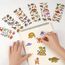 Vicloon 3D Aufkleber, 24 Blätter 350+ Verschiedene 3D Stickers Geschwollene, Aufkleber Einschließlich Dinosaurier und Mehr