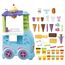 Play-Doh Kitchen Creations Großer Eiswagen, Spielset mit 27 Accessoires, 12 Dosen und realistischen Geräuschen,3 Years+