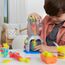 Play-Doh Smoothie Mixer, Bastelset mit Küche, 2 x 57g & 3 x 28g Dosen Bunte Knete für Zutaten, kreatives Spielen für Kinder ab 3 Jahren