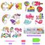 Einhorn Diamond Painting Für Mädchen Diamond Bilder Kinder Geschenke Diamond Painting Sticker Diamant Spielzeug für Kleinkinder Farbaufkleber Ab 4 5 6 7 8 10 Jahre Mädchen