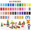 iFergoo Modelliermasse-Set, 50 Farben, Ofen-Modelliermasse-Set, ungiftig, lebendige Farben für Schmuckherstellung und Miniaturen, DIY Handwerk für Anfänger, Erwachsene und Kinder