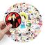 LYLSDSB 106 Stück One Piece Stickers Japanische Cartoon Anime Aufkleber Vinyl Stickers für Laptop Water Bottle Fahrrad iPhone Computer Skateboard Bumper Motorrad Gepäck