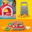 Play-Doh Kitchen Creations Pizzabäckerei, 4 x 57g Dosen und 2 x 28g Dosen Knetmasse, Bastel-Set mit Küche und Werkzeuge zum Backen und kreativen Spielen, für Kinder ab 3 Jahren