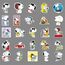 LYLSDSB 50 Stück Snoopy Stickers Vinyl Cartoon Hund Aufkleber für Laptop Skateboard Gepäck Scrapbook Auto Motorrad Gitarre Kühlschrank,Waterproof Ästhetische niedlich Aufkleber für Kinder