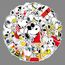 LYLSDSB 50 Stück Snoopy Stickers Vinyl Cartoon Hund Aufkleber für Laptop Skateboard Gepäck Scrapbook Auto Motorrad Gitarre Kühlschrank,Waterproof Ästhetische niedlich Aufkleber für Kinder