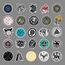 LYLSDSB 50 Stück Viking Piraten Aufkleber wasserdichte Trendy Vintage Aufkleber Vinyl Nordic Decals für Laptop Wasserflasche Skateboard Auto Fahrrad Handy Gitarre Computer Gepäck