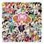 LYLSDSB 106 Stück One Piece Stickers Japanische Cartoon Anime Aufkleber Vinyl Stickers für Laptop Water Bottle Fahrrad iPhone Computer Skateboard Bumper Motorrad Gepäck