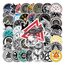 LYLSDSB 50 Stück Viking Piraten Aufkleber wasserdichte Trendy Vintage Aufkleber Vinyl Nordic Decals für Laptop Wasserflasche Skateboard Auto Fahrrad Handy Gitarre Computer Gepäck
