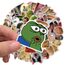 50 Stück Lustige Meme Sticker Set,Meme Aufkleber für Auto Laptop Skateboard Fahrrad Moped Motorrad Fahrrad Computer,Geeignet für Erwachsene (A)