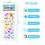 Vicloon 3D Aufkleber, 28 Verschiedene 3D Stickers 500+ Geschwollene Aufkleber