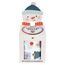 folia 27105 - Stickerrolle WINTER, Sticker Set mit 464 Aufklebern, 4 m lang mit verschiedenen selbstklebenden Motiven