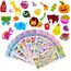 Vicloon 3D Aufkleber, 30 Verschiedene 3D Stickers 550+ Geschwollene Aufkleber