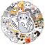 50 Stück Katze Aufkleber für Laptop, Stoßstange, Skateboard, Wasserflaschen, Computer, Telefon, Gitarre, Cartoon-Aufkleber für Kinder, Teenager und Erwachsene